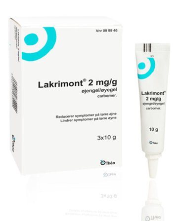 Lakrimont øyegel 2mg/g