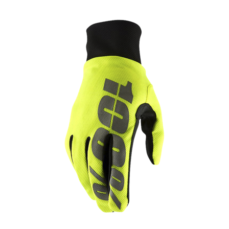 Crosshandschuhe 100% Hydromatic Wasserdicht Fluo Gelb S