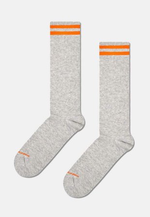 Happy Socks Solid Sneaker Sock Strumpor Unisex Grå 41-46
