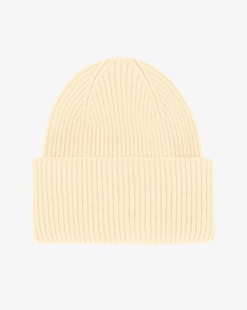 Merino Wool Hat - Soft Yellow