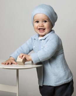 Strikkeoppskrift Kofte, kåpe, lue Livia og Livar - Viking of Norway