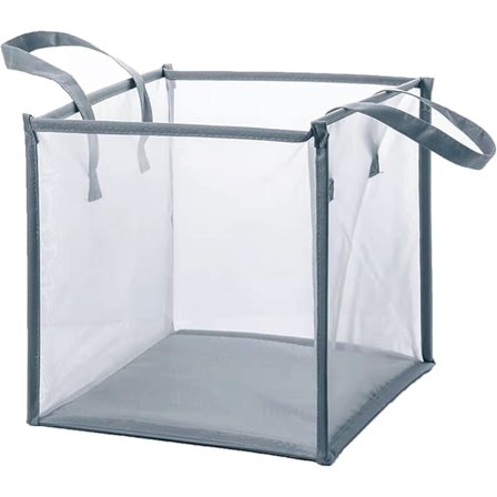 Hopfällbar tvättkorg, tvättkorgar, hopfällbar hopfällbar tvättkorg med stor kapacitet med handtag, leksaksförvaringsväska, förvaringslåda, 