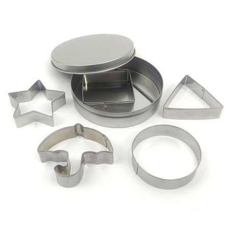 2 stk Blekksprutspill Kakeformer, Sett med 7 Blekksprutspill Kakeformer, Rund/Hjerteformet/Stjerneformet/Parasoll Kakeform