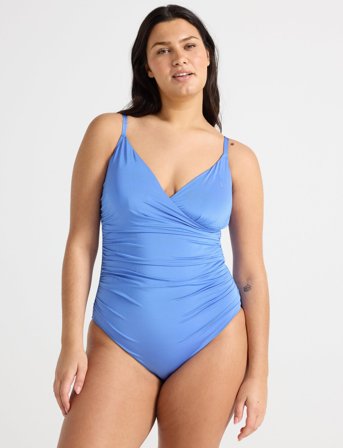 Lindex Swimsuit Jess Shaping - Blue - XS