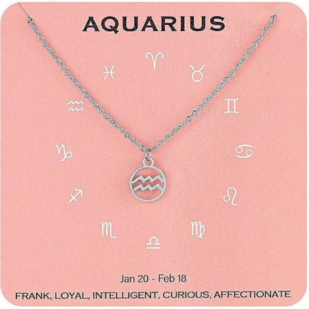 Zodiac halskæde Konstellation Horoskop Smykker Fødselsdag til Kvinder Piger