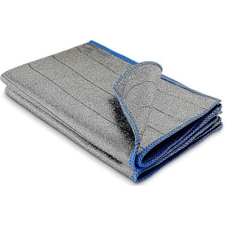 4x Professionelle Mikrofiber Glasklud 400 G / M2 - Stribefri Rengøring Af Vinduer, Briller - Ekstremt Absorberende, Lintfri Poleringsklud 50x