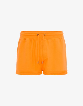Women Organic Sweatshorts - Sunny Orange - S