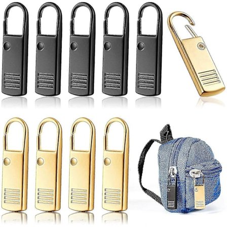 10 Ersättningsdragkedjor, Dragkedjehuvud i metall