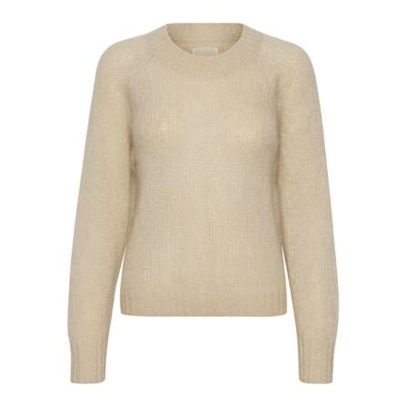 Part Two, Roundneck Knitwear Beżowy, Kobieta, Rozmiar: S
