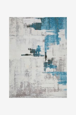 KM Home - Tæppe Kenzie - Flerfarvet - Fladvævede tæpper - 200X290 - Fra Homeroom