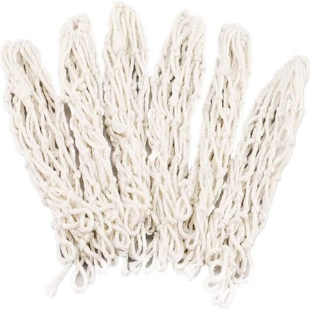 6 Stycken Biljard Snooker Bord Ficka Nät Ihålig Pool Bord Ficka Nät Bord Nylon Nät Ficka (Vit)