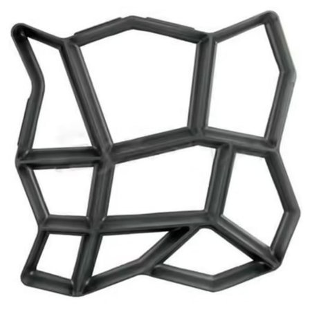 43x43cm Epäsäännöllinen Betonilaattamuotti Polulle Polun Tekijä Muovinen Päällystysmuotti Muotti Ajotien Päällystykseen Puutarhaan Terassille 