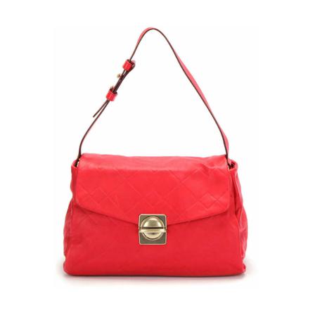 Marc Jacobs Pre-owned, Circle in Square Leather Shoulder Bag M0004393 612 Rood, Dames, Maat:ONE Size