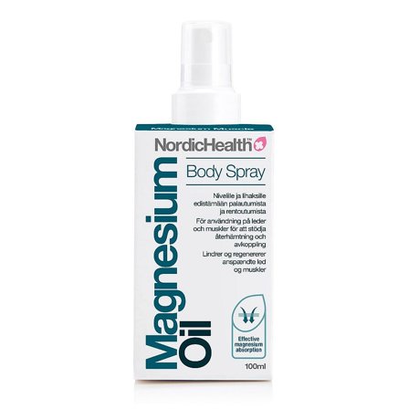 Nordic Health Magnesiumolie Body Spray 100 ml, Medicin & Pleje, Medicin & Pleje, Øvrig