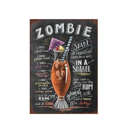 Barskyltar Metallplåtskylt 7 7