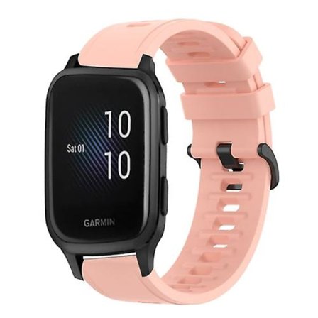 För Garmin Venu Sq 20 mm enfärgad mjukt watch