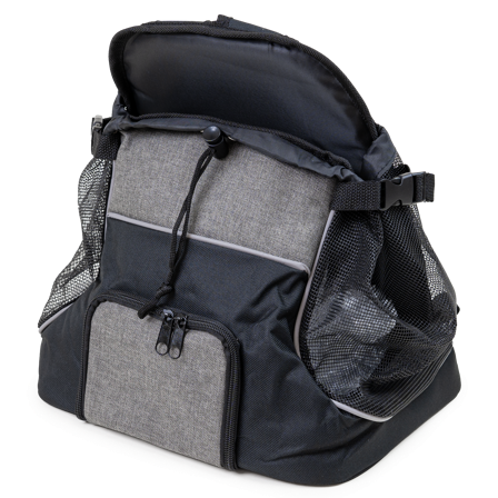 Selected by ZOO - Frontveske Dino, 29x23x38cm, svart - Hund - Hundebur & transportvesker - Hundevesker & ryggsekker - ZOO.no