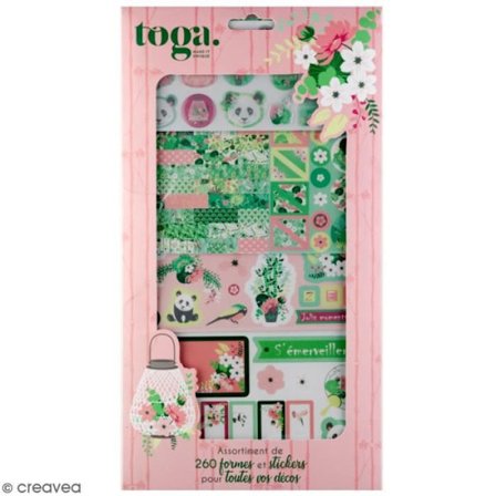 Scrapbooking kit - Toga - Kyoto - 260 delar - Flerfärgad - Blandad - Vuxen