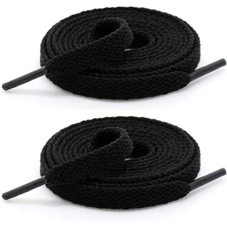 1 par farvede flade snørebånd Snørebånd til sportssko Støvler Sneakers Skøjter