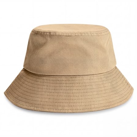 Waykins | Beżowy klasyczny bucket hat dla mężczyzn - Kapelusze bucket hat