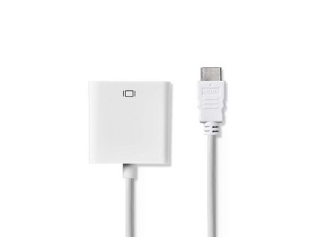 NEDIS Adapter HDMI-VGA/3,5mm 0,2m Vit - Lyreco - Datorprodukter - Kablar och adaptrar - Adaptrar - Övriga