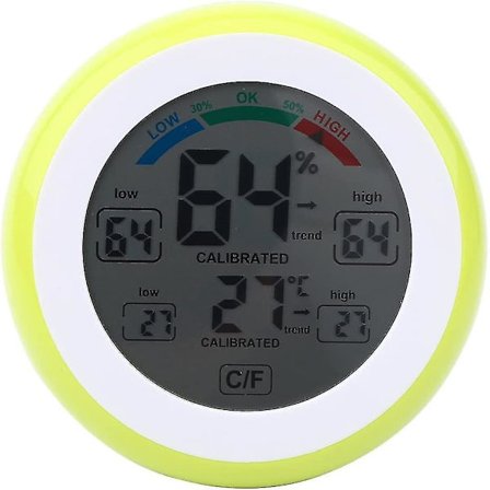 Digitaalinen kosteusmittari ja lämpömittari LCD-näytöllä / Langaton elektroninen lämpötila- ja kosteusmittari