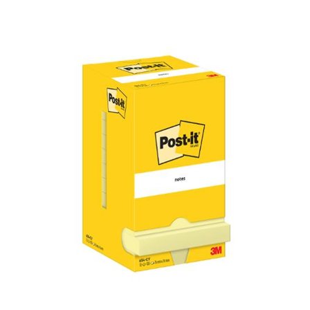 POST-IT Notes 76x76mm gul 12/fp - Lyreco - Kontorsmaterial - Notes och Post-It - Notes - Gula