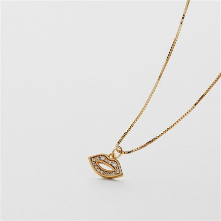 Petite Lip Necklace