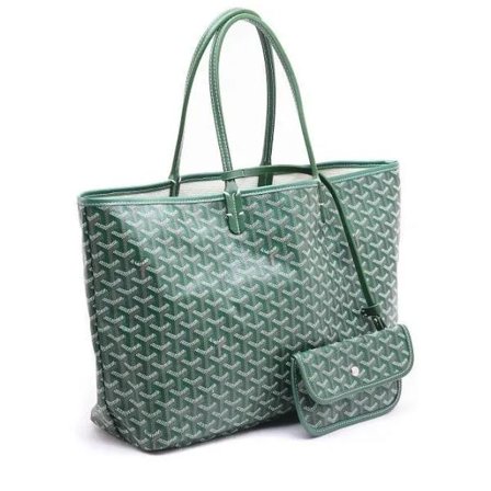 Hundtandsmönstrad Väska Stor Kapacitet Handväska Mammaväska Plånbok Gåva Kvinnor Grön Stor Grön Stor