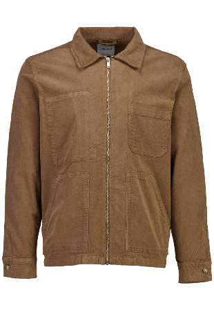 Lindbergh Superflex Corduroy Overshirt Kavajer Herr Grå M