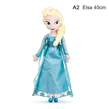 1. Elsa Lumikuningatar Pehmotäytteinen Pehmolelu - 40cm,TH