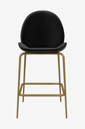 CosmoLiving by Cosmopolitan - Høj stol Astor - Sort - Barstole & -taburetter - Fra Homeroom