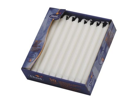 DUNI Kronljus 250mm vit 30/fp - Lyreco - Kök och servering - Ljus och tillbehör - Kronljus