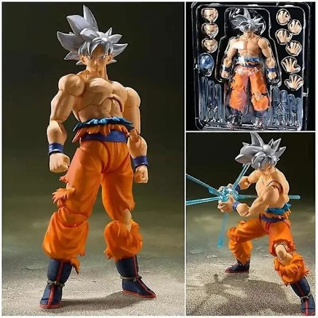 Dragon Ball Z S.H.Figuarts Son Goku Legendary Goku Anime Super Saiyan Awaken Battle Damage Actionfigur Samleobjekt Gave[HK]