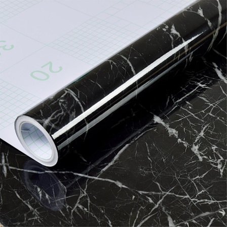 Marmorinen itseliimautuva vinyylitapetti, vedenpitävä erittäin paksu itseliimautuva vinyylipaperi huonekalujen uusimiseen, keittiön työtasoihin jne. 6