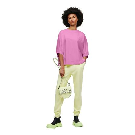 Karl Lagerfeld T-Shirt Ikonik 2.0 Boxy Pink, Dame T-shirts