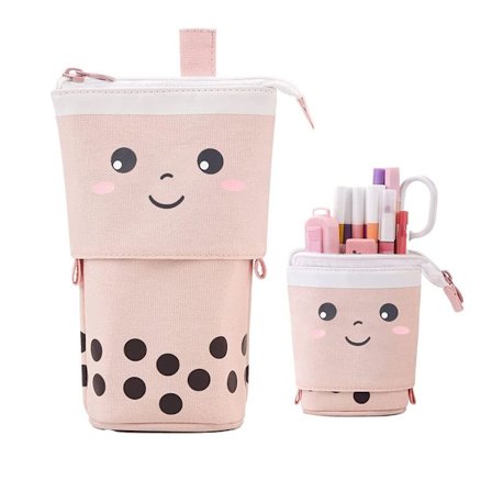 Pennfodral med dragkedja, 2-i-1 pennfodral och pennhållare, KLB pennfodral