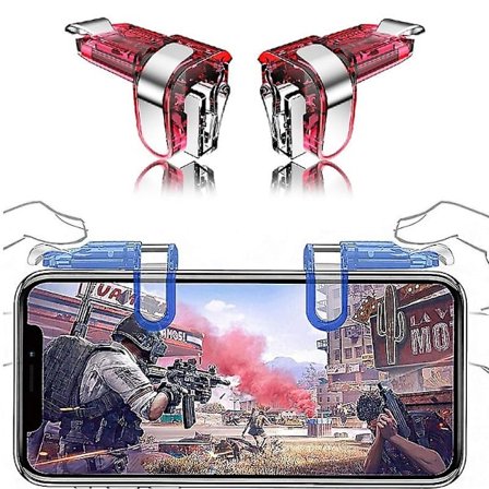Pubg Mobile Game Controller Trigger, Mini Gaming Trigger For Pubg Gamepad Mobile Control L1 R1 Pubg Game Fire Buttons L1 R1
