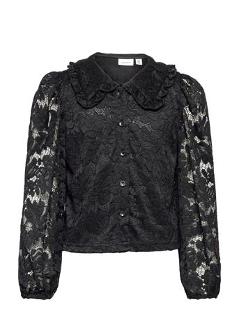 Nkfrydia Ls Short Shirt Black Name It