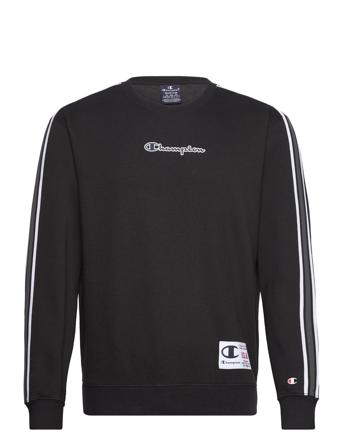 Crewneck Sweatshirt Sweat-shirt Genser Svart Champion*Betinget Tilbud