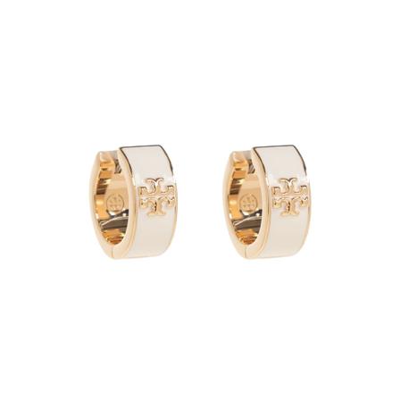 Tory Burch, Earrings Wit, Dames, Maat:ONE Size