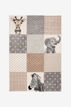 KM Home - Barneteppe Atlas - Beige - Barnetepper - 140X200 - Fra Homeroom