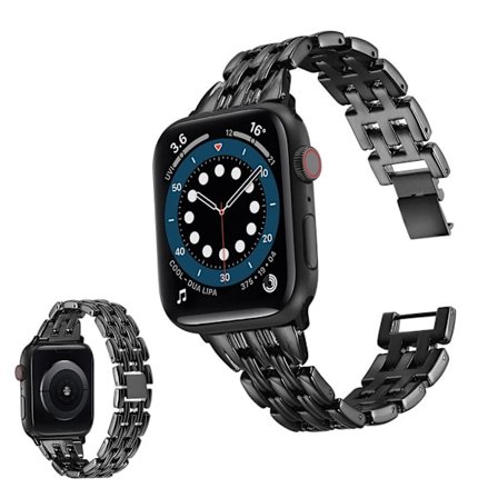 Apple Watch 40 mm klockarmband i vävstil - Svart