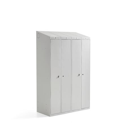 Doppelspind CLASSIC COMBO, 2 Module/4 Türen, 1900 x 600 x 550 mm, blau