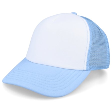 Beechfield - Vintage Foam Sky Blue/White Trucker Trucker Blue Cap - @ Hatstore