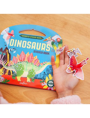 Eeboo Sticker Book - Dinosaurs - Multi/patterned - ONE SIZE