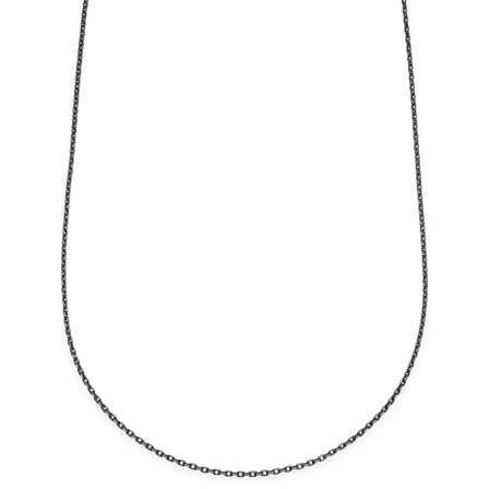Essentials | 2 mm Metallsvart Kabelkedjehalsband för män - Halskedjor