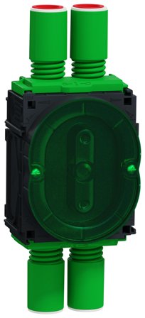 Schneider Electric IMT80263 Kytkentärasia 13 mm, 4-nysäinen Yksinkertaiseen kytkentärasiaan, Asennustuotteet