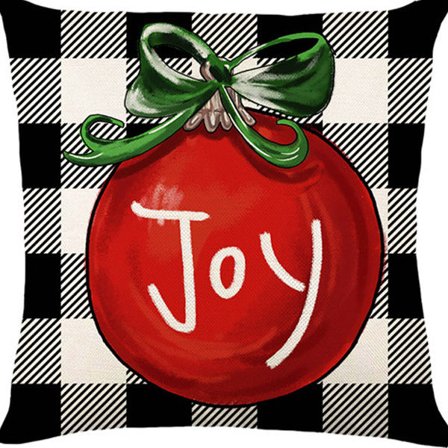 Vintage Jule Putetrekk Putetrekk Julepynt til Hjem Soverom Putetrekk Ornament Nyttårsgave