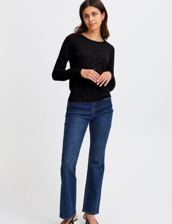 Fransa Frzubasic 60 Cardigan - Black - S